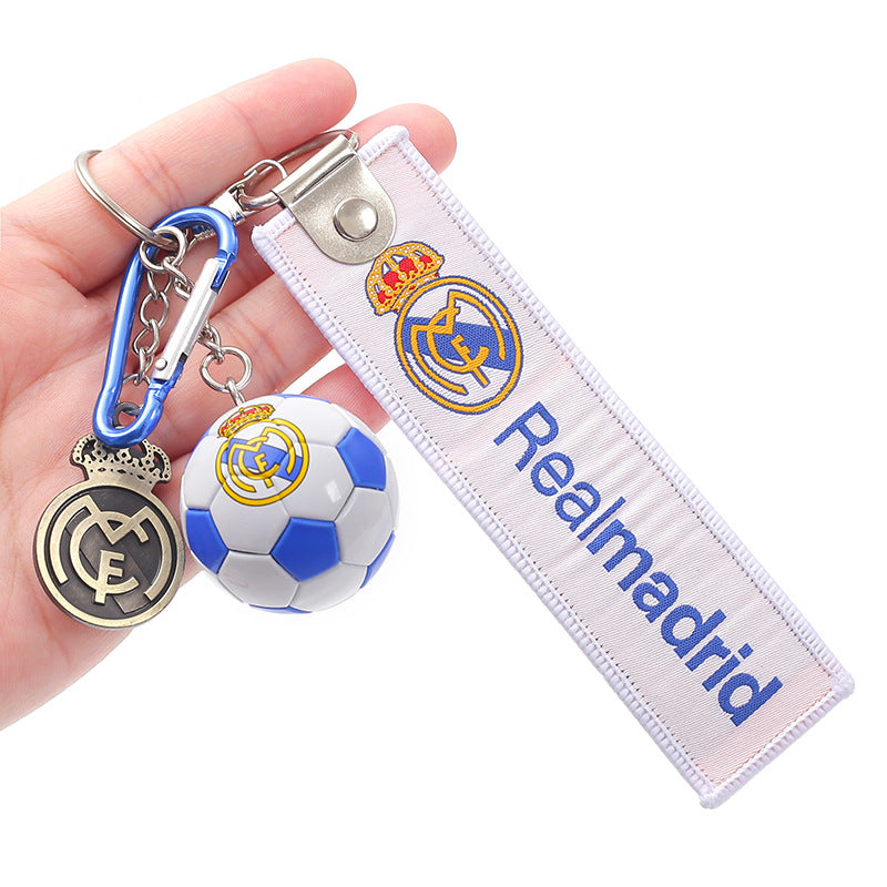 Football Club Keychain | Fan Badge Collectible