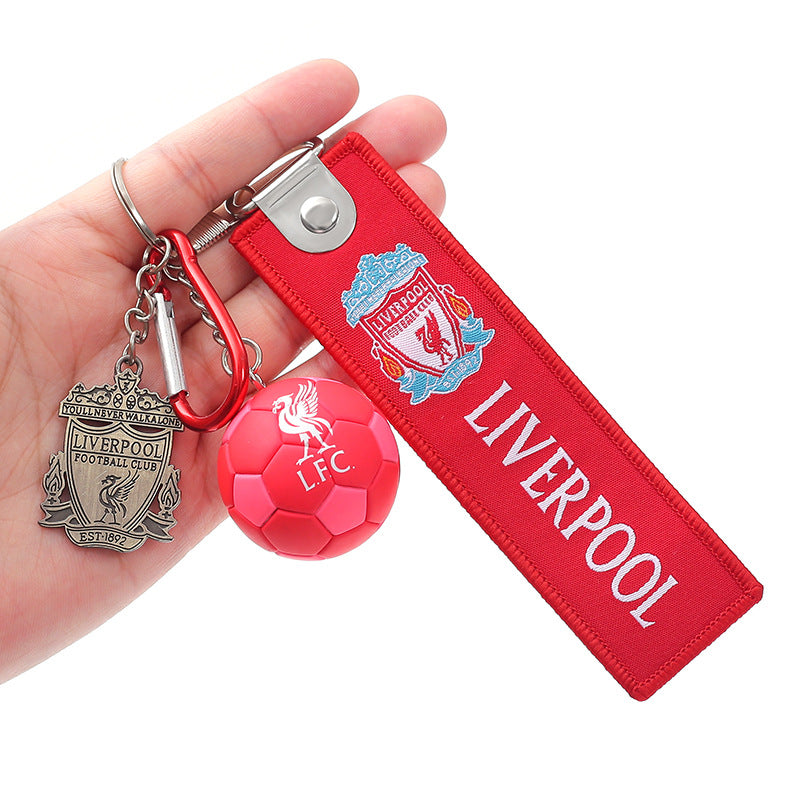 Football Club Keychain | Fan Badge Collectible