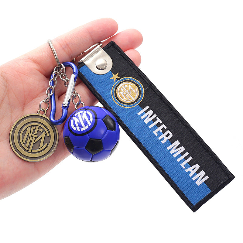 Football Club Keychain | Fan Badge Collectible