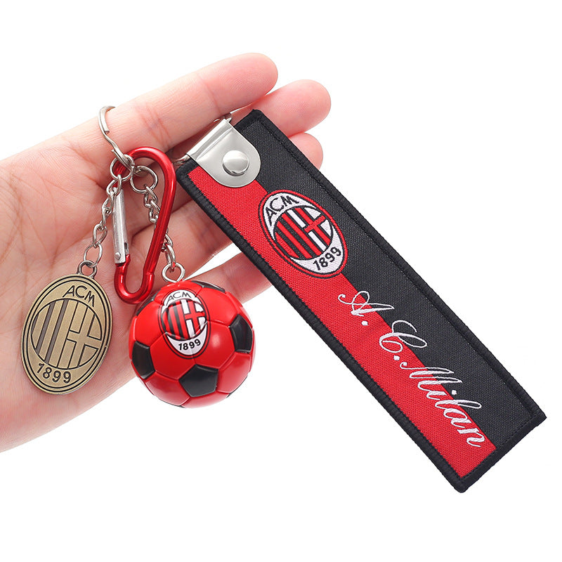 Football Club Keychain | Fan Badge Collectible