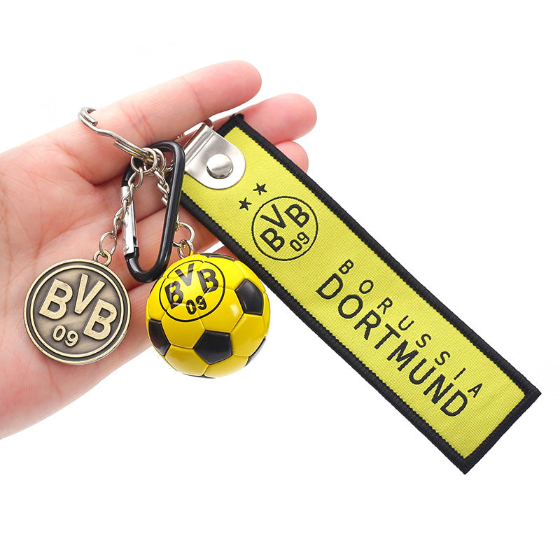 Football Club Keychain | Fan Badge Collectible