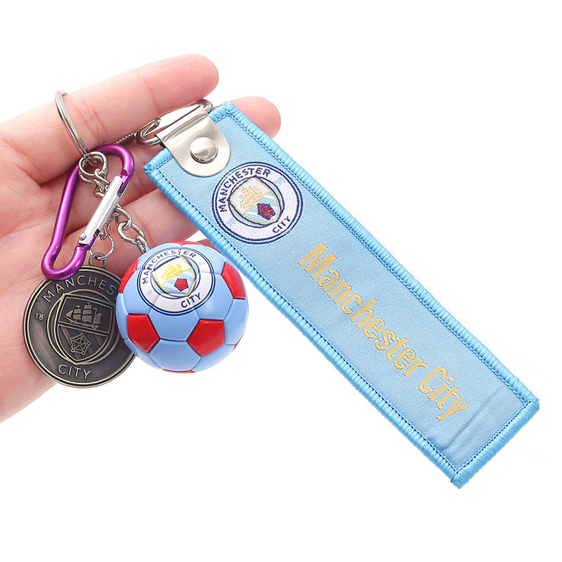 Football Club Keychain | Fan Badge Collectible