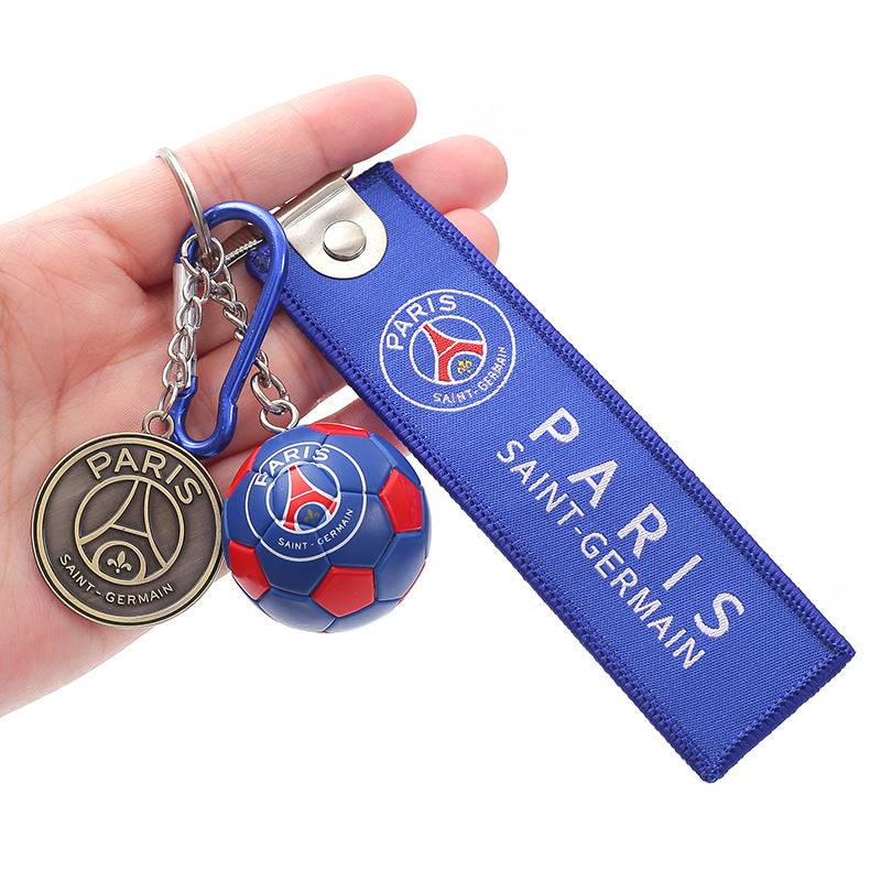 Football Club Keychain | Fan Badge Collectible