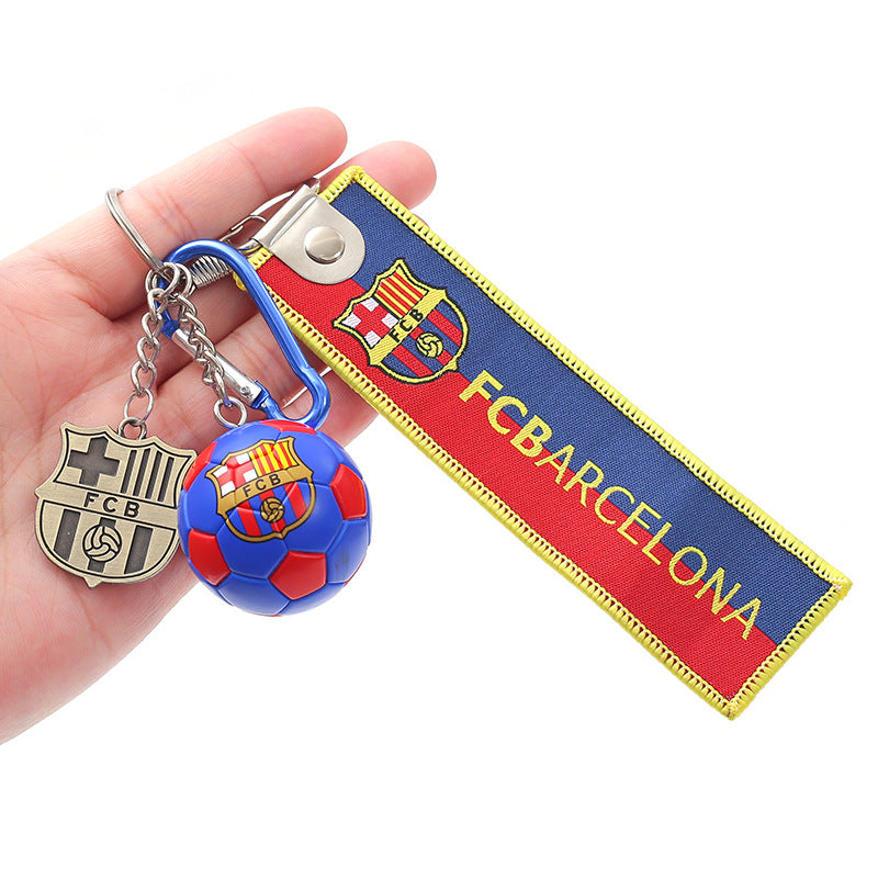 Football Club Keychain | Fan Badge Collectible