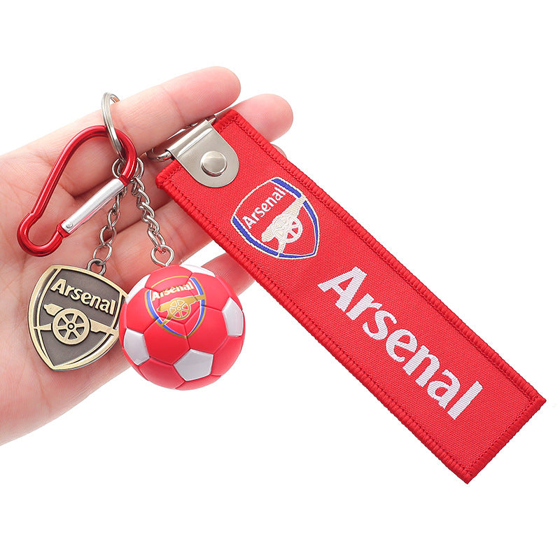 Football Club Keychain | Fan Badge Collectible