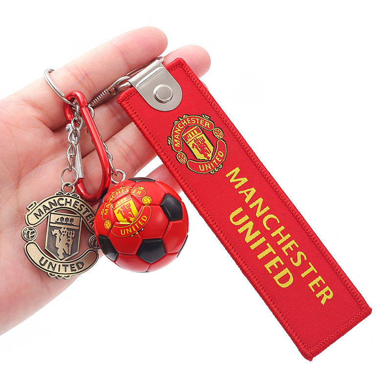 Football Club Keychain | Fan Badge Collectible