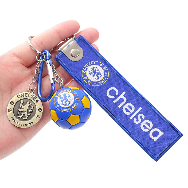 Football Club Keychain | Fan Badge Collectible