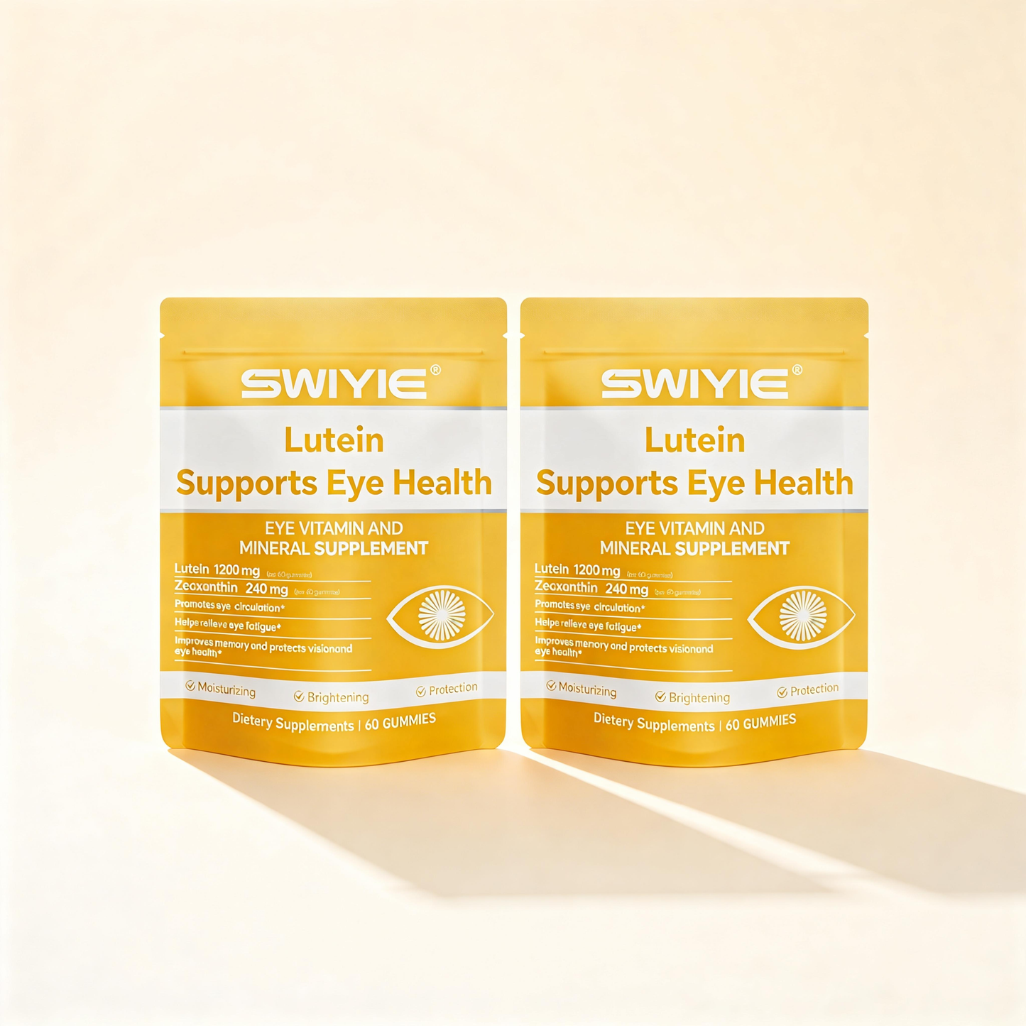 Lutein Gummies for Eye Health – Vision Support Eye Vitamins | Blueberry Flavor | 60 Gummies
